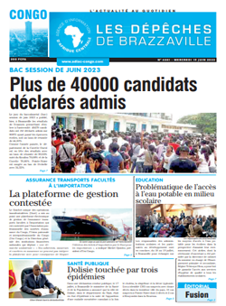 Les Dépêches de Brazzaville : Édition brazzaville du 19 juillet 2023