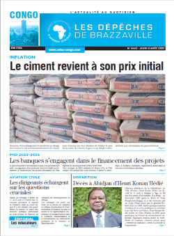 Les Dépêches de Brazzaville : Édition brazzaville du 03 août 2023