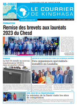 Les Dépêches de Brazzaville : Édition le courrier de kinshasa du 07 août 2023
