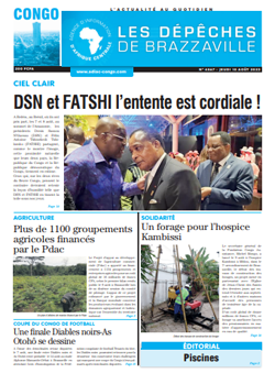 Les Dépêches de Brazzaville : Édition brazzaville du 10 août 2023