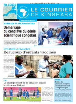 Les Dépêches de Brazzaville : Édition le courrier de kinshasa du 22 août 2023