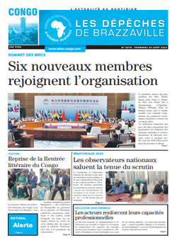 Les Dépêches de Brazzaville : Édition brazzaville du 25 août 2023