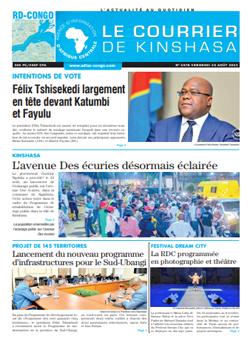 Les Dépêches de Brazzaville : Édition le courrier de kinshasa du 25 août 2023