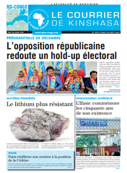 Les Dépêches de Brazzaville : Édition le courrier de kinshasa du 28 août 2023