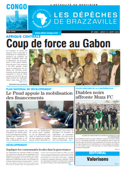 Les Dépêches de Brazzaville : Édition brazzaville du 31 août 2023