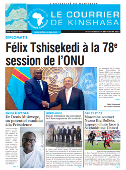 Les Dépêches de Brazzaville : Édition le courrier de kinshasa du 19 septembre 2023