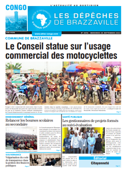 Les Dépêches de Brazzaville : Édition brazzaville du 20 septembre 2023