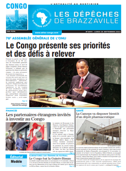 Les Dépêches de Brazzaville : Édition brazzaville du 25 septembre 2023
