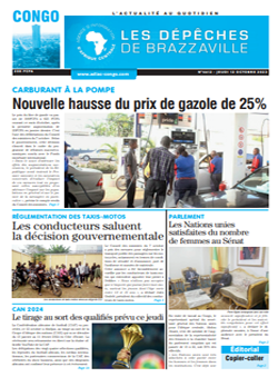 Les Dépêches de Brazzaville : Édition brazzaville du 12 octobre 2023