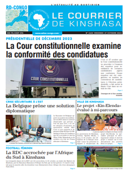 Les Dépêches de Brazzaville : Édition le courrier de kinshasa du 27 octobre 2023