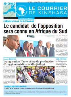 Les Dépêches de Brazzaville : Édition le courrier de kinshasa du 07 novembre 2023