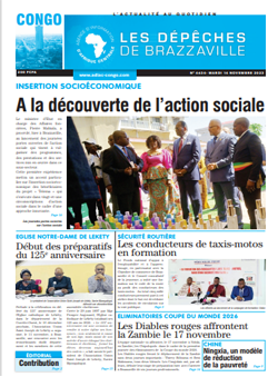Les Dépêches de Brazzaville : Édition brazzaville du 14 novembre 2023