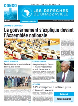 Les Dépêches de Brazzaville : Édition brazzaville du 23 novembre 2023