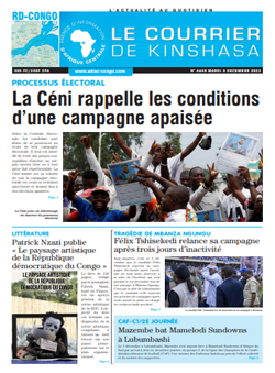 Les Dépêches de Brazzaville : Édition le courrier de kinshasa du 05 décembre 2023