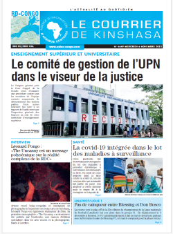 Les Dépêches de Brazzaville : Édition le courrier de kinshasa du 06 décembre 2023