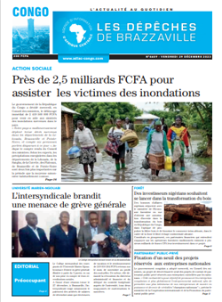 Les Dépêches de Brazzaville : Édition brazzaville du 29 décembre 2023