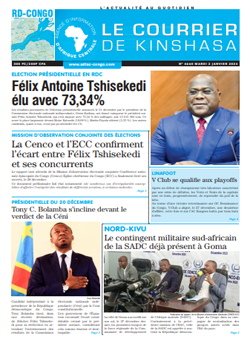 Les Dépêches de Brazzaville : Édition le courrier de kinshasa du 02 janvier 2024