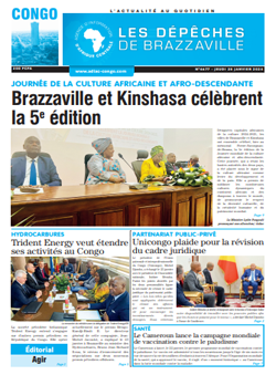 Les Dépêches de Brazzaville : Édition brazzaville du 25 janvier 2024