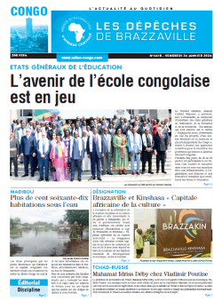 Les Dépêches de Brazzaville : Édition brazzaville du 26 janvier 2024