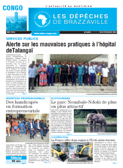 Les Dépêches de Brazzaville : Édition brazzaville du 02 février 2024
