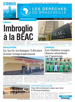 Les Dépêches de Brazzaville : Édition brazzaville du 08 février 2024