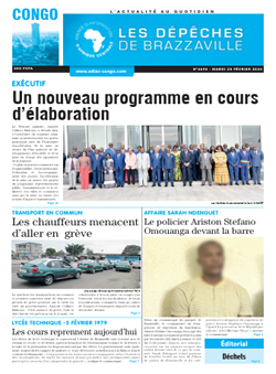 Les Dépêches de Brazzaville : Édition brazzaville du 20 février 2024