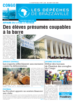 Les Dépêches de Brazzaville : Édition brazzaville du 21 février 2024