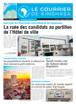 Les Dépêches de Brazzaville : Édition le courrier de kinshasa du 21 mars 2024