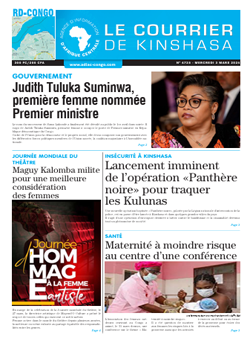 Les Dépêches de Brazzaville : Édition le courrier de kinshasa du 03 avril 2024