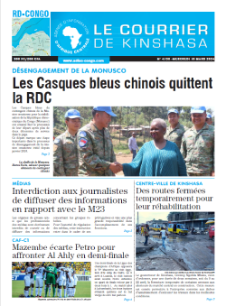Les Dépêches de Brazzaville : Édition le courrier de kinshasa du 10 avril 2024