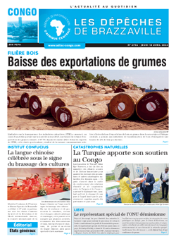 Les Dépêches de Brazzaville : Édition brazzaville du 18 avril 2024