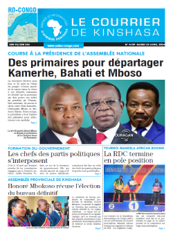 Les Dépêches de Brazzaville : Édition le courrier de kinshasa du 23 avril 2024