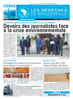 Les Dépêches de Brazzaville : Édition brazzaville du 06 mai 2024