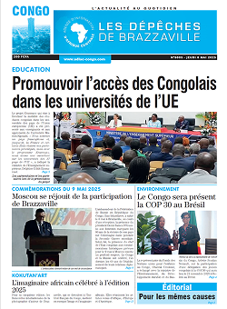 Les Dépêches de Brazzaville : Édition brazzaville du 08 mai 2025