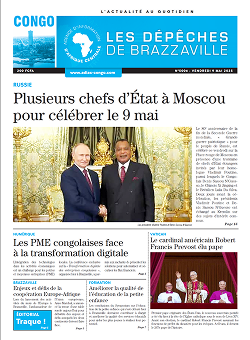 Les Dépêches de Brazzaville : Édition brazzaville du 09 mai 2025