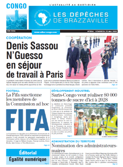 Les Dépêches de Brazzaville : Édition brazzaville du 23 mai 2025