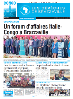 Les Dépêches de Brazzaville : Édition brazzaville du 27 mai 2025