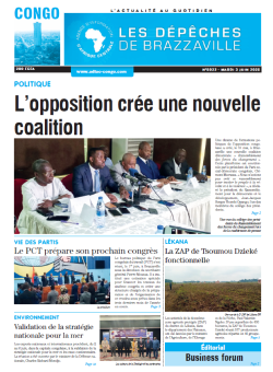 Les Dépêches de Brazzaville : Édition brazzaville du 03 juin 2025