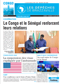 Les Dépêches de Brazzaville : Édition brazzaville du 13 juin 2025
