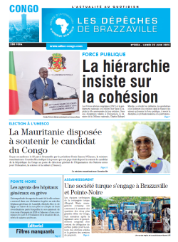 Les Dépêches de Brazzaville : Édition brazzaville du 23 juin 2025