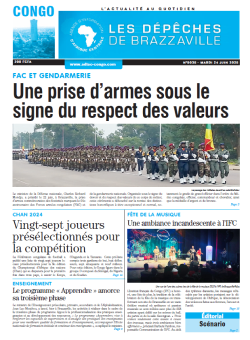 Les Dépêches de Brazzaville : Édition brazzaville du 24 juin 2025