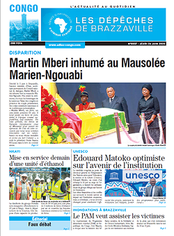 Les Dépêches de Brazzaville : Édition brazzaville du 26 juin 2025