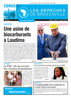 Les Dépêches de Brazzaville : Édition brazzaville du 01 juillet 2025
