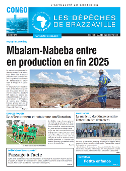 Les Dépêches de Brazzaville : Édition brazzaville du 08 juillet 2025