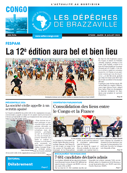 Les Dépêches de Brazzaville : Édition brazzaville du 15 juillet 2025
