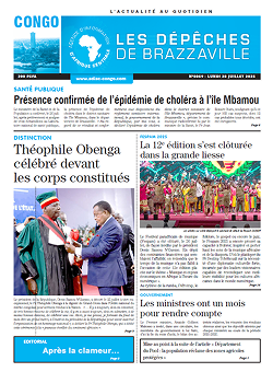Les Dépêches de Brazzaville : Édition brazzaville du 28 juillet 2025