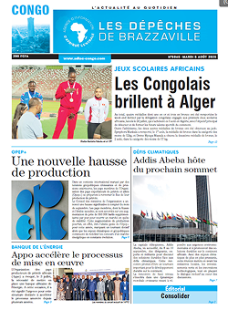 Les Dépêches de Brazzaville : Édition brazzaville du 05 août 2025