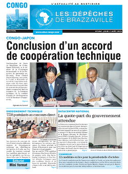 Les Dépêches de Brazzaville : Édition brazzaville du 07 août 2025