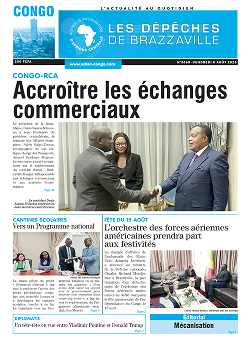 Les Dépêches de Brazzaville : Édition brazzaville du 08 août 2025