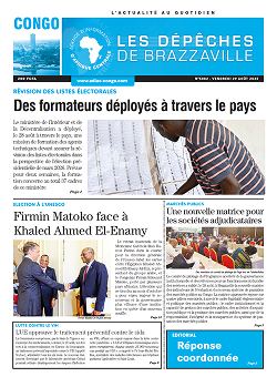 Les Dépêches de Brazzaville : Édition brazzaville du 29 août 2025